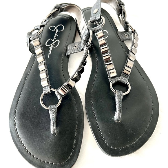 JESSICA SIMPSON flat sandal size 7 ❤️ - Picture 1 of 4